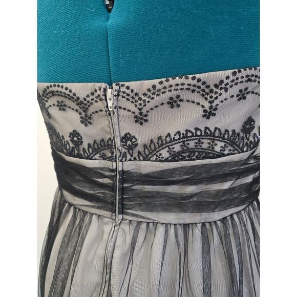 David’s Bridal Strapless Prom Dress Women's Size 16 Vintage 2009 Y2K - Picture 4 of 9